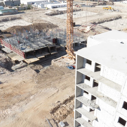 Mardin İli Nusaybin İlçesi 8. Etap 405 Adet Konut, 66 Adet Dükkan ve 24 Derslikli İlköğretim Okulu Yapımı ve Çevre Düzenlemesi İşi